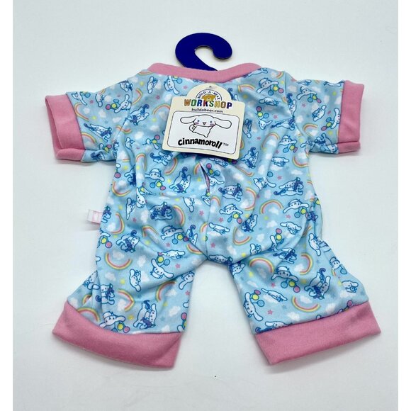 Build A Bear Sanrio Cinnamoroll Sleeper Blue Pink Pajamas New NWT - Picture 3 of 6
